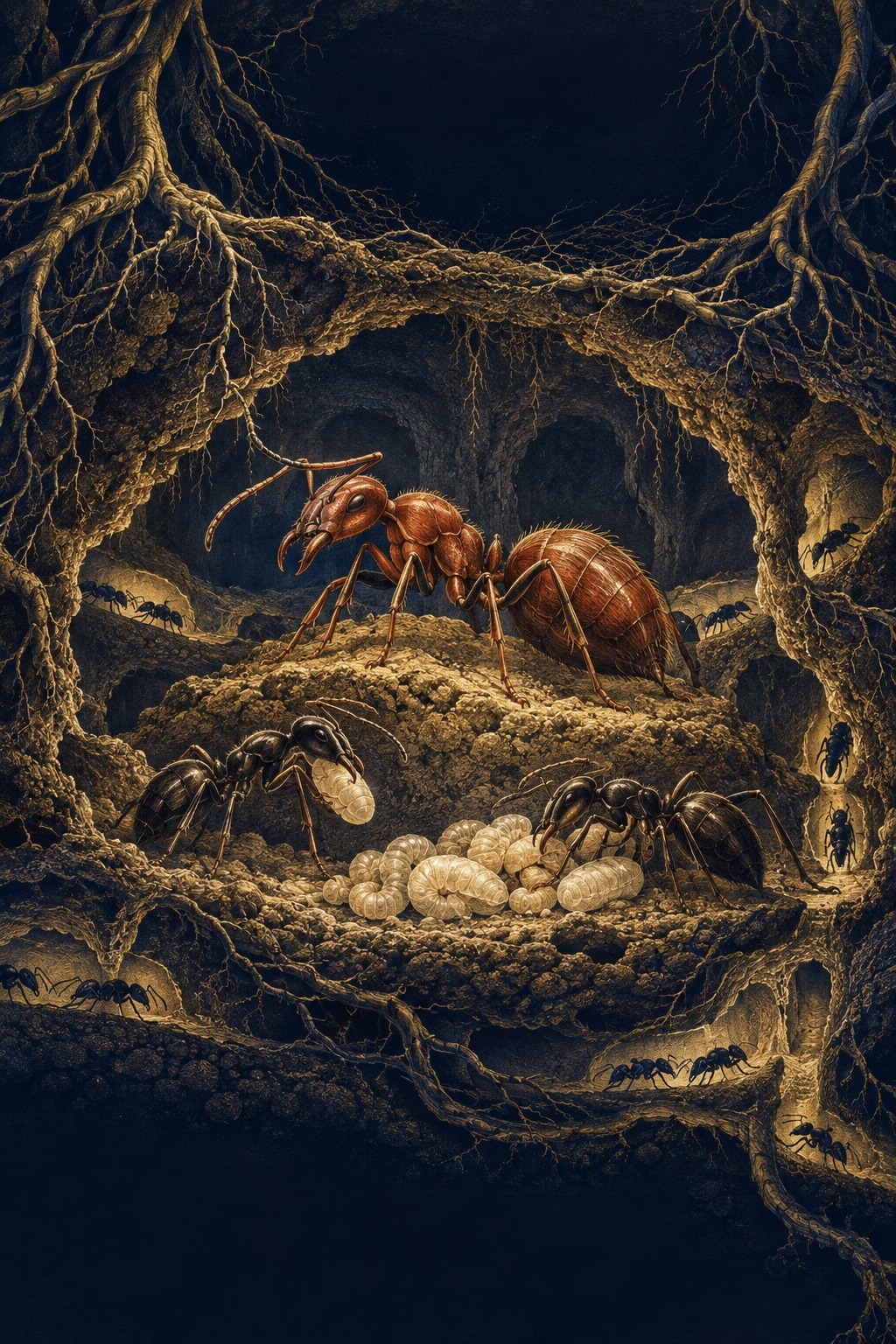 Queen of Borrowed Hands: an illustration of Polyergus breviceps