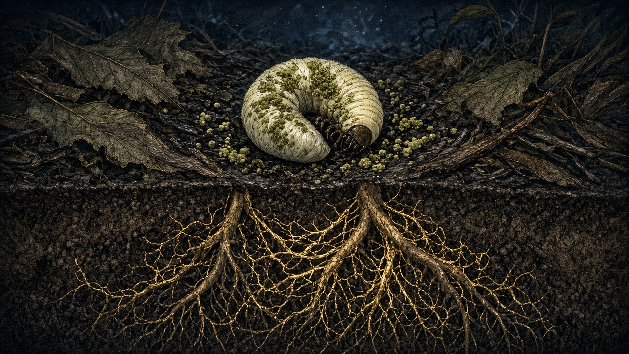 Green Scout in the Litter Bank: an illustration of Metarhizium anisopliae (in the broad sense), the green muscardine fungus